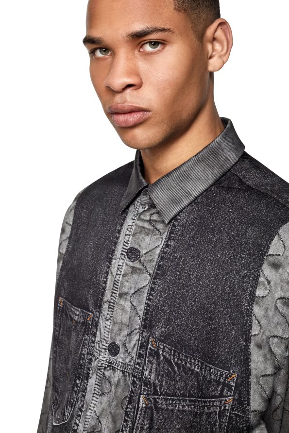 Diesel s-gilliam-жилетка мъже FTRH4D287 облекло сиво