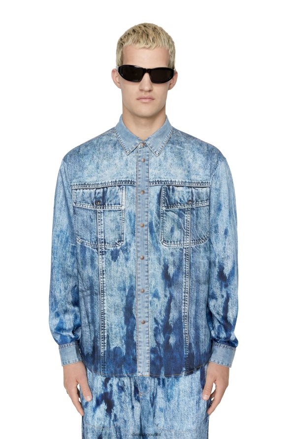 Diesel s-gilly мъже FTRH4D305 облекло светло синьо