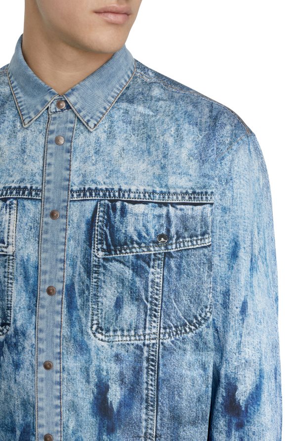 Diesel s-gilly мъже FTRH4D305 облекло светло синьо