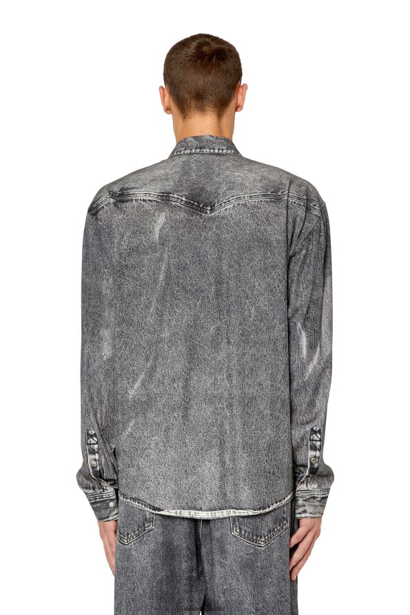 Diesel s-gils-dnm мъже FTRH4D315 облекло тъмно сив