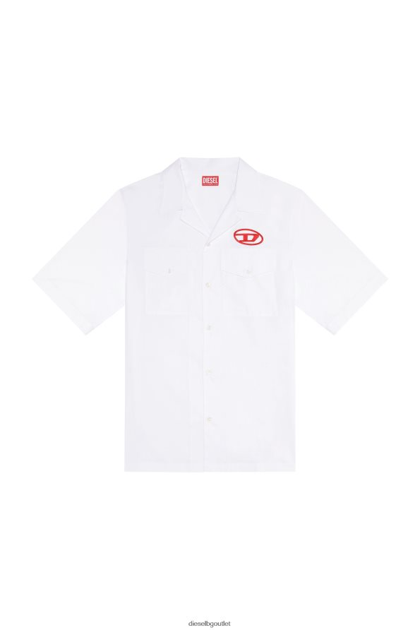 Diesel s-mac-22-b мъже FTRH4D292 облекло бяло/червено