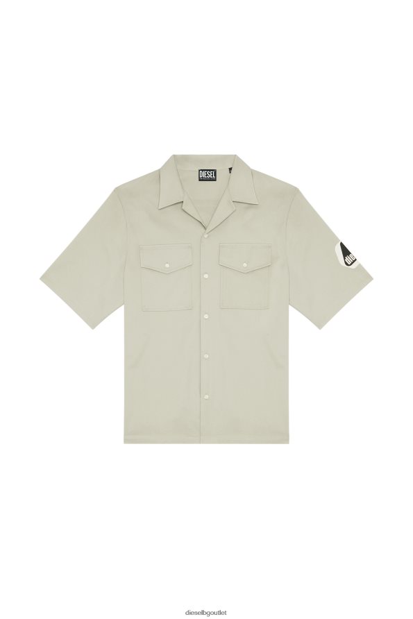 Diesel s-mac-b мъже FTRH4D307 облекло светло сив