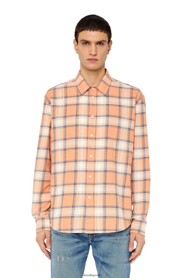 Diesel s-umbe-check-n мъже FTRH4D313 облекло розово/бяло