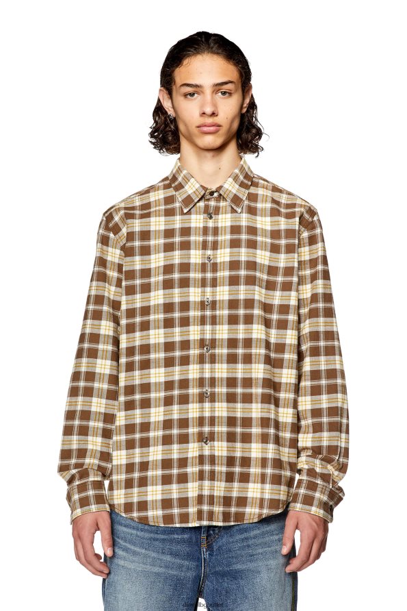 Diesel s-umbe-проверка-nw мъже FTRH4D294 облекло кафяво/бежово