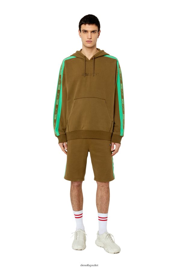 Diesel amst-bowe-ht32 мъже FTRH4D158 облекло военно зелено