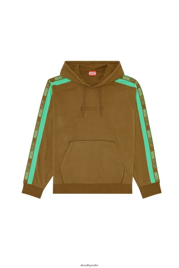 Diesel amst-bowe-ht32 мъже FTRH4D158 облекло военно зелено