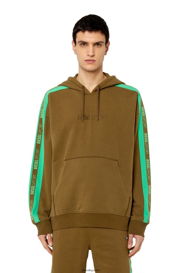 Diesel amst-bowe-ht32 мъже FTRH4D158 облекло военно зелено