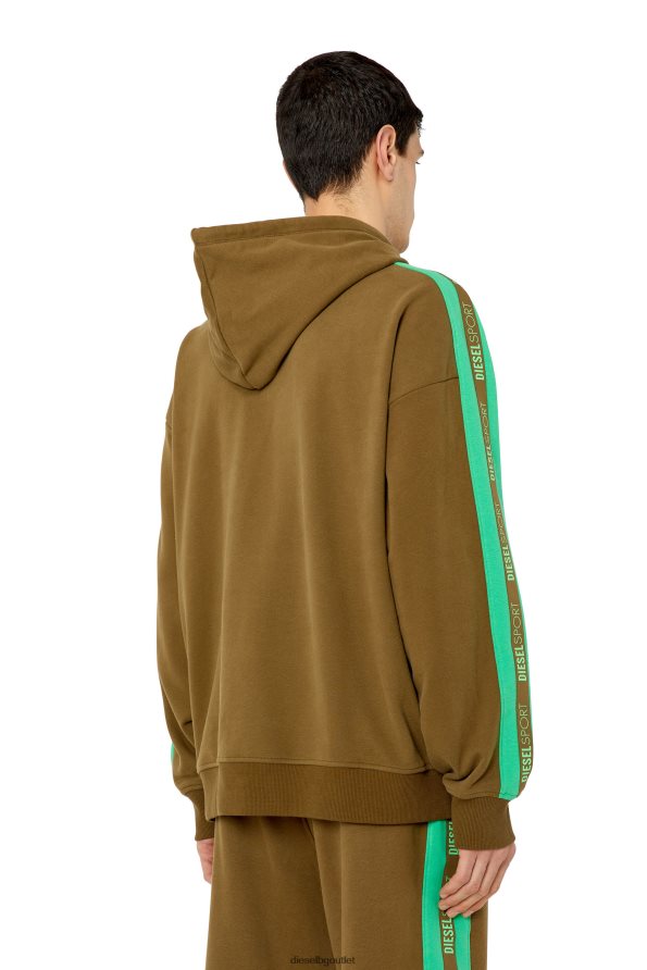 Diesel amst-bowe-ht32 мъже FTRH4D158 облекло военно зелено