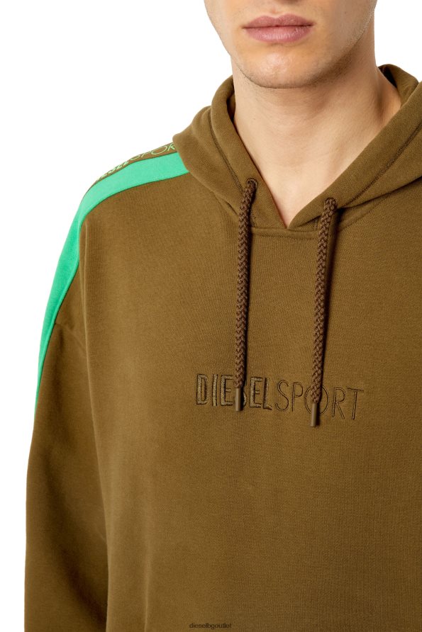 Diesel amst-bowe-ht32 мъже FTRH4D158 облекло военно зелено