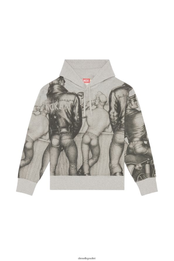 Diesel pr-s-macs-hood мъже FTRH4D143 облекло сиво