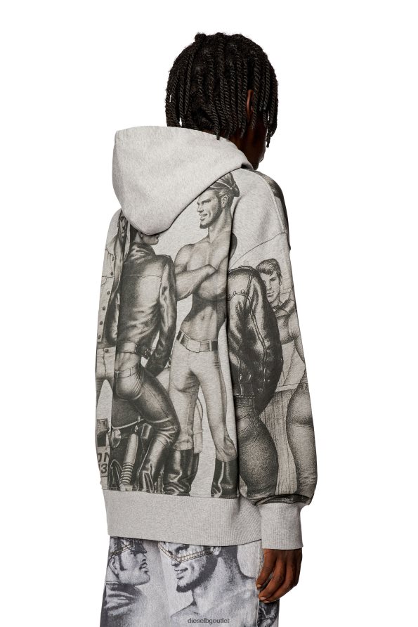 Diesel pr-s-macs-hood мъже FTRH4D143 облекло сиво