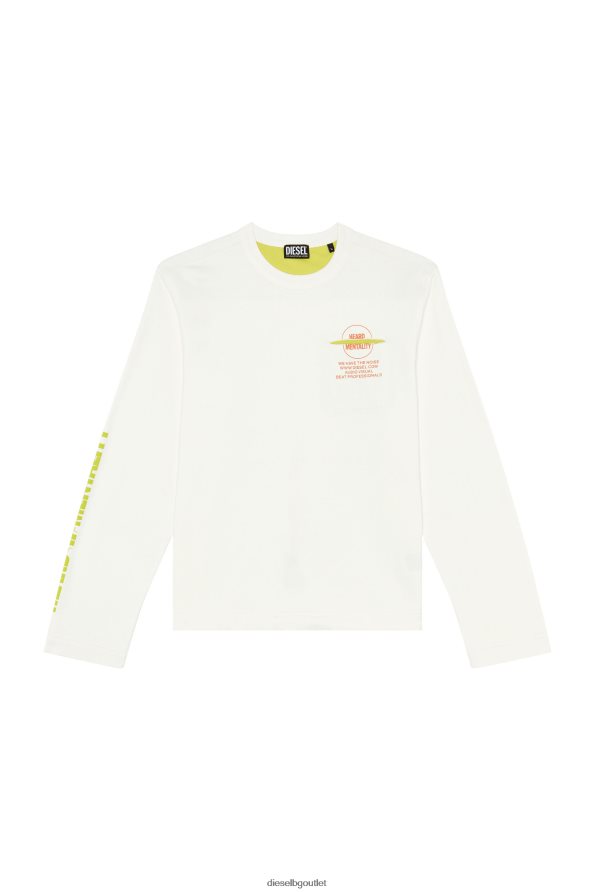 Diesel s-гуша мъже FTRH4D112 облекло бяло