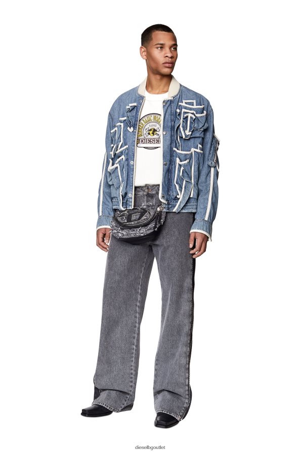 Diesel s-неравен мъже FTRH4D128 облекло бяло