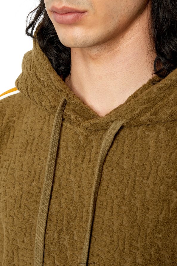 Diesel s-ginbero-качулка мъже FTRH4D166 облекло военно зелено