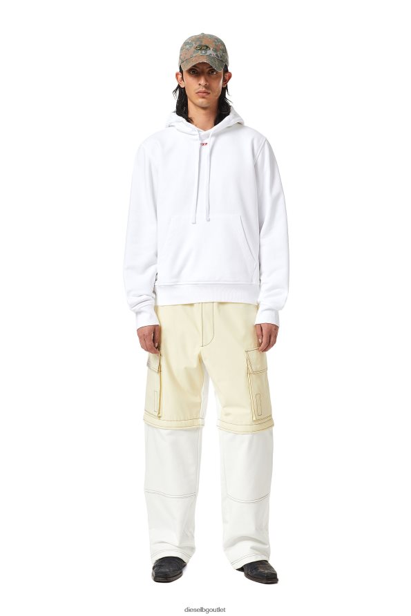 Diesel s-ginn-hood-d мъже FTRH4D113 облекло бяло