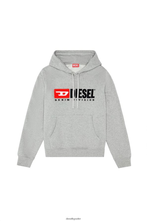 Diesel s-ginn-hood-div мъже FTRH4D142 облекло сиво