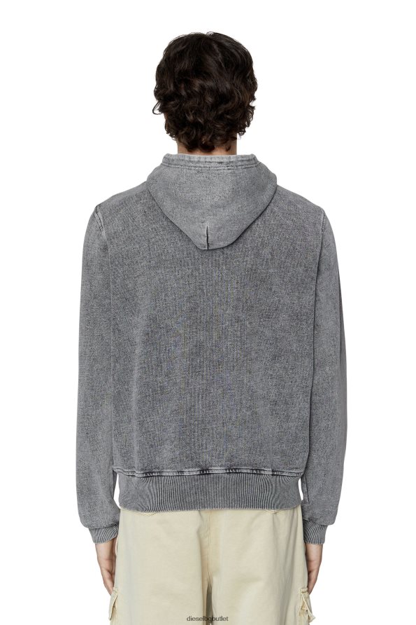 Diesel s-ginn-hood-e1 мъже FTRH4D100 облекло сиво