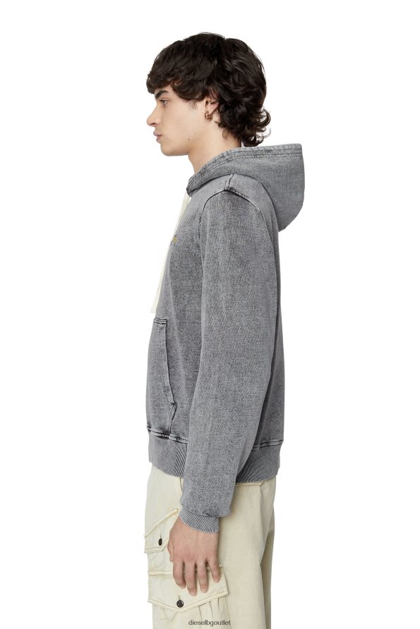 Diesel s-ginn-hood-e1 мъже FTRH4D100 облекло сиво