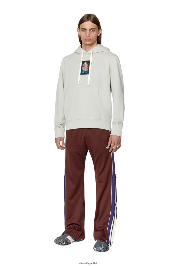 Diesel s-ginn-hood-e2 мъже FTRH4D95 облекло сиво