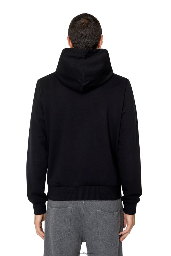 Diesel s-ginn-hood-k27 мъже FTRH4D98 облекло черен