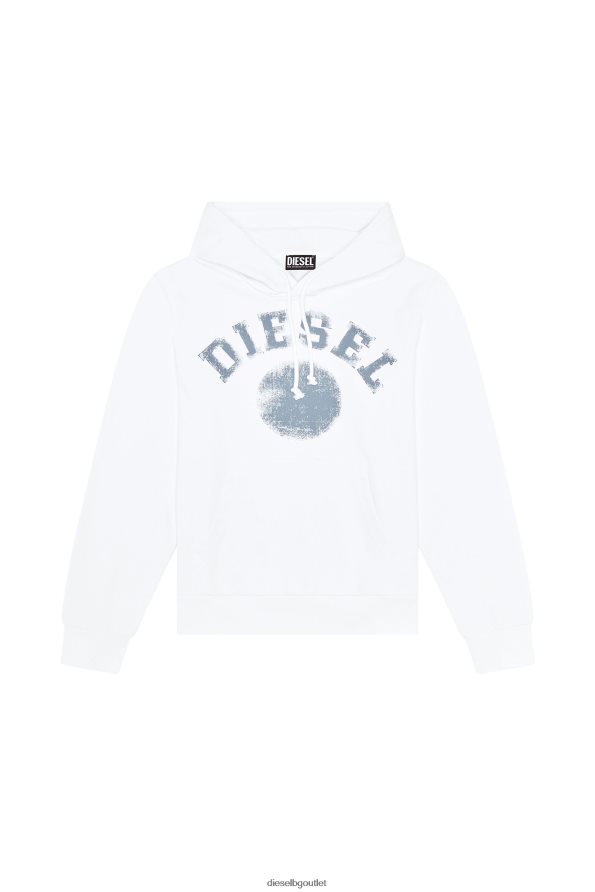 Diesel s-ginn-hood-k30 мъже FTRH4D153 облекло бяло