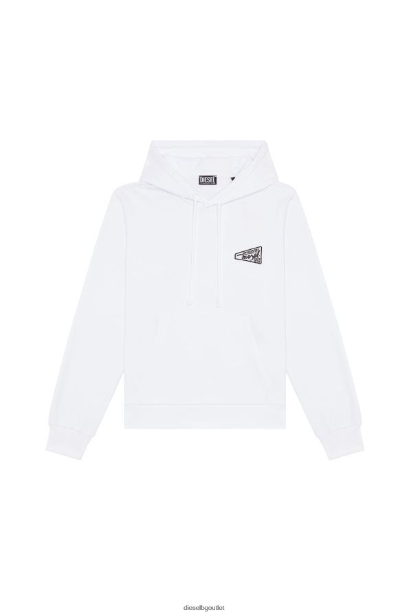 Diesel s-ginn-hood-k31 мъже FTRH4D165 облекло бяло