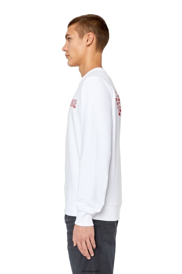 Diesel s-ginn-k29 мъже FTRH4D162 облекло бяло