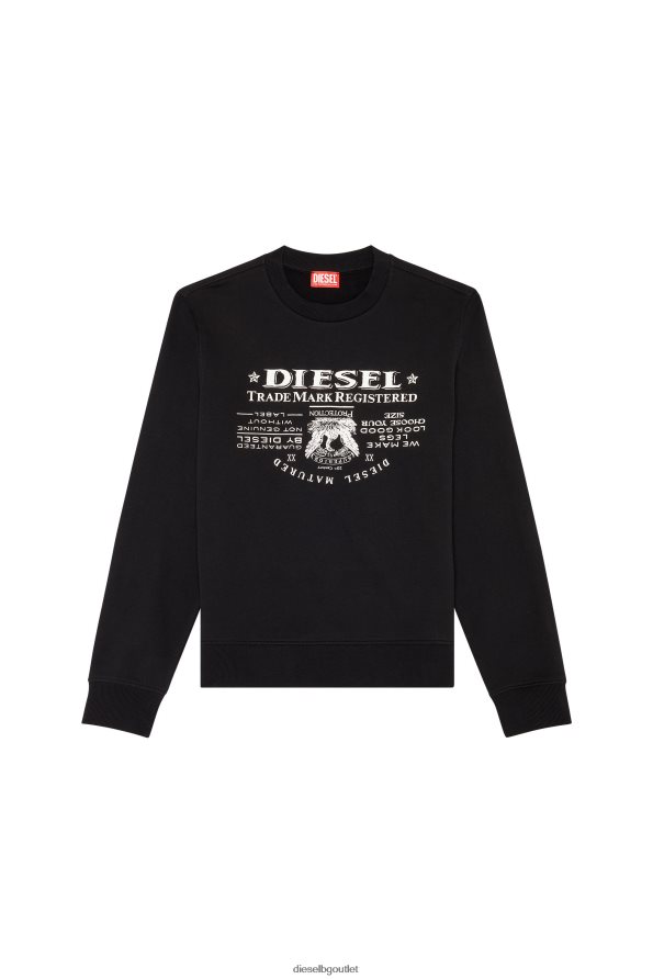 Diesel s-ginn-l2 мъже FTRH4D134 облекло черен