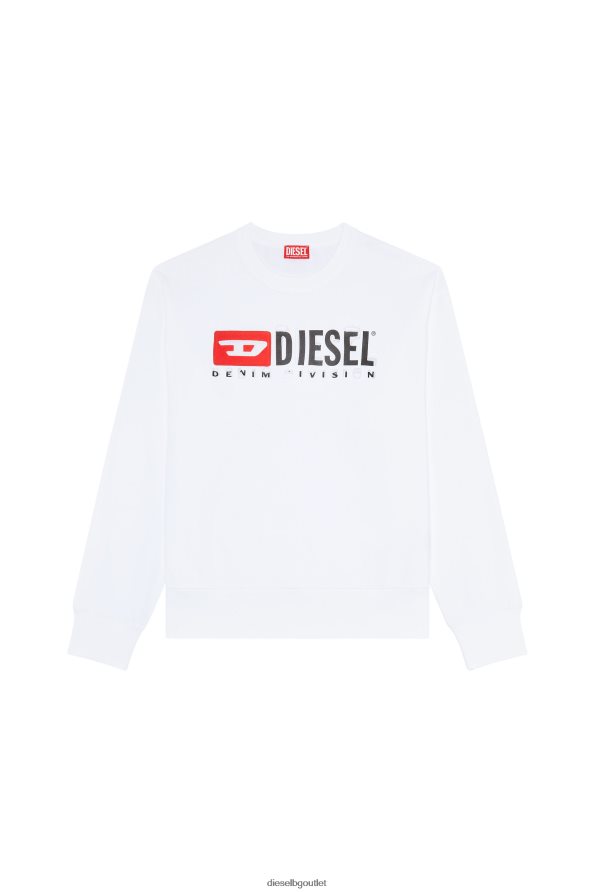 Diesel s-macs-divstroyed мъже FTRH4D160 облекло бяло