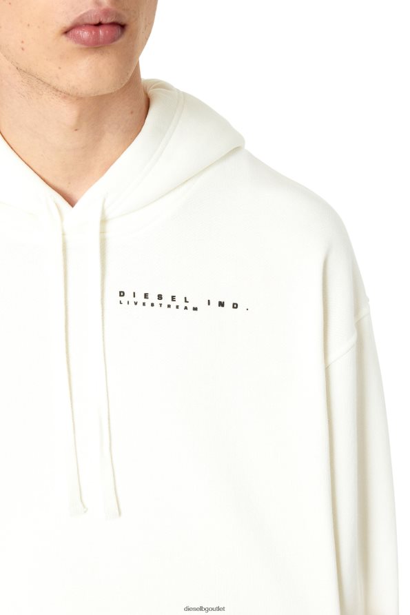 Diesel s-macs-hood-g3 мъже FTRH4D106 облекло бяло