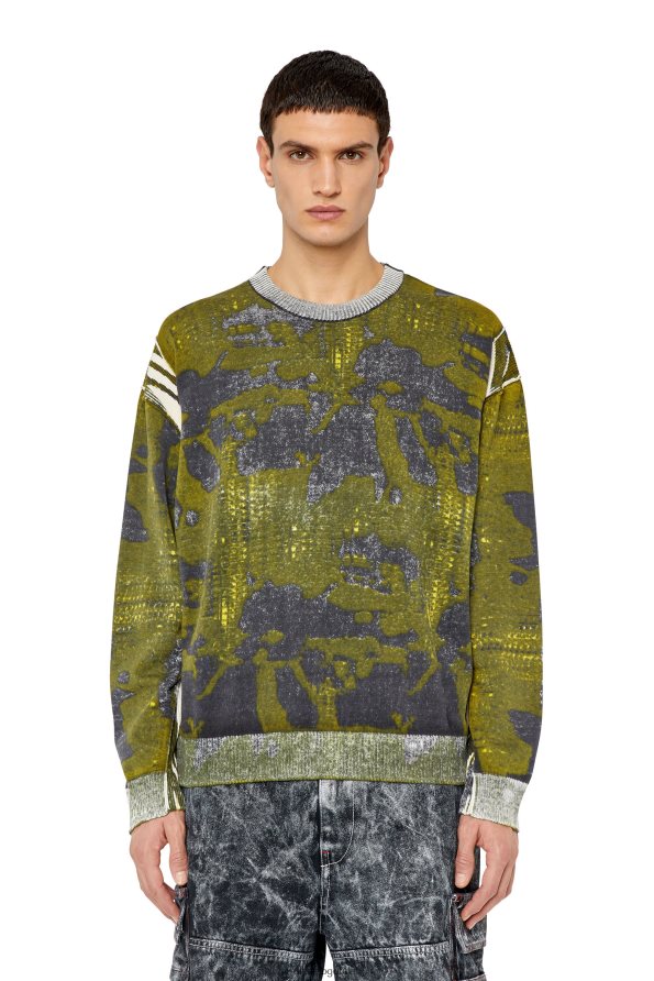 Diesel к-ларан мъже FTRH4D108 облекло черно/зелено