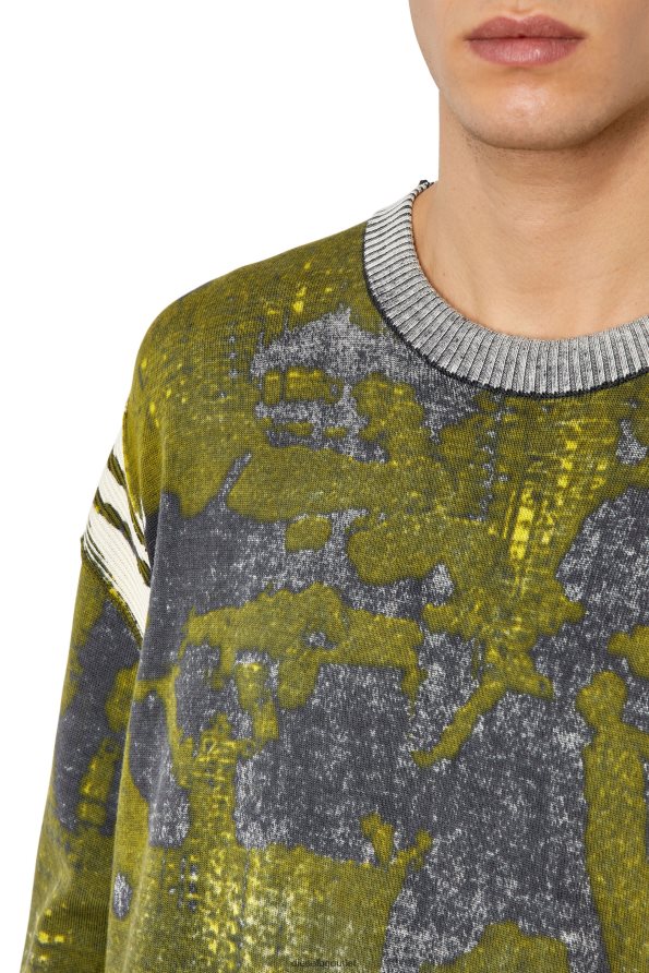 Diesel к-ларан мъже FTRH4D108 облекло черно/зелено