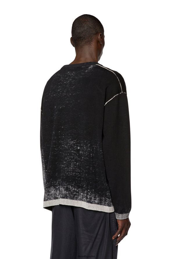 Diesel k-larence-жилетка-b мъже FTRH4D89 облекло черен