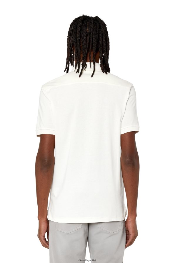 Diesel т-образна тапа мъже FTRH4D171 облекло бяло