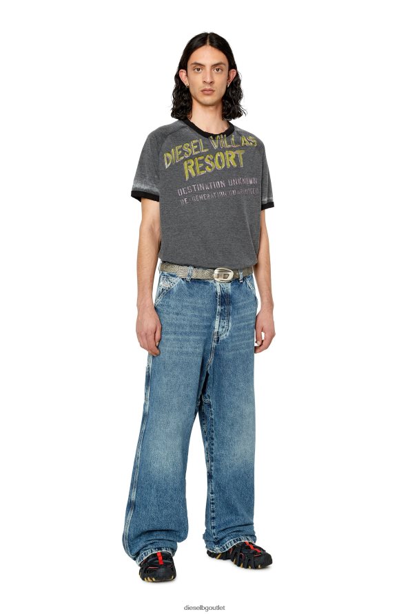 Diesel т-диелан мъже FTRH4D224 облекло сиво