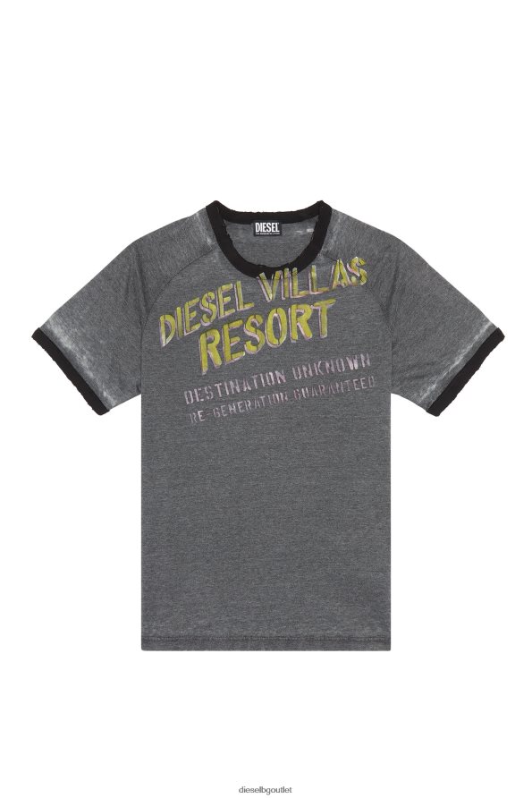 Diesel т-диелан мъже FTRH4D224 облекло сиво