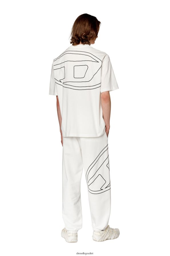 Diesel т-боги-меговал-д мъже FTRH4D257 облекло бяло