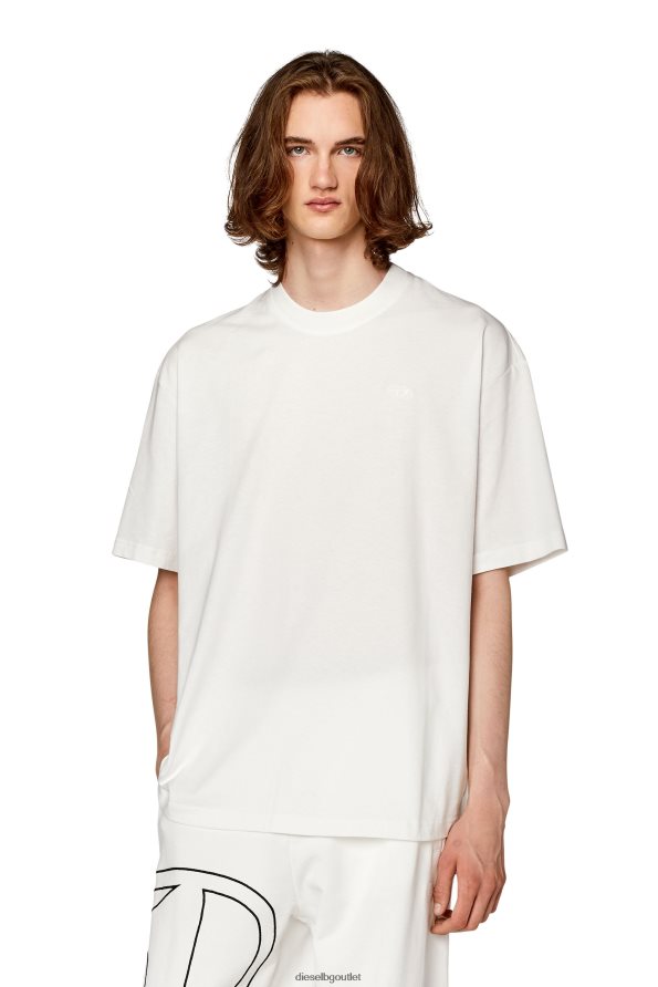Diesel т-боги-меговал-д мъже FTRH4D257 облекло бяло