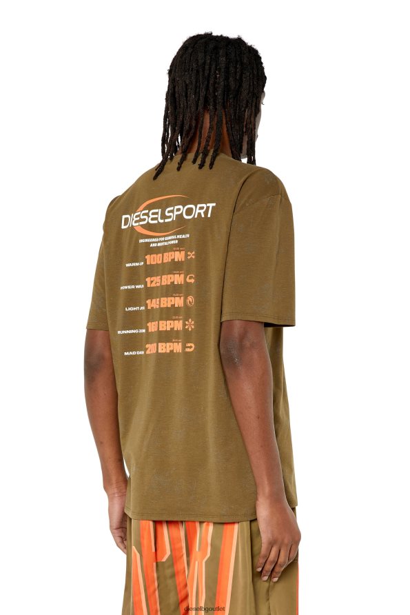 Diesel amtee-duncan-ht16 мъже FTRH4D214 облекло кафяво