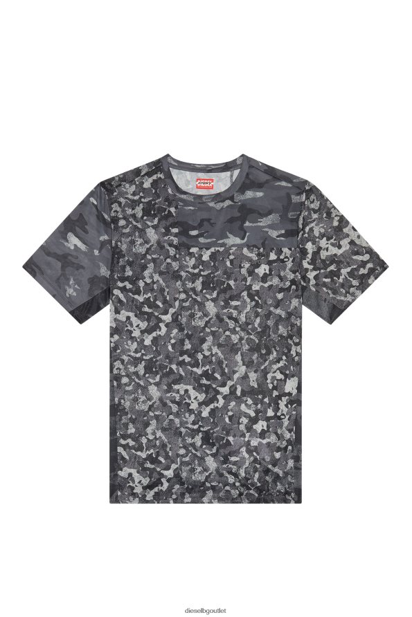 Diesel amtee-meng-wt09 мъже FTRH4D226 облекло сиво/черно