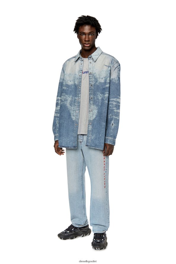 Diesel dx-t-nетикет мъже FTRH4D272 облекло сиво