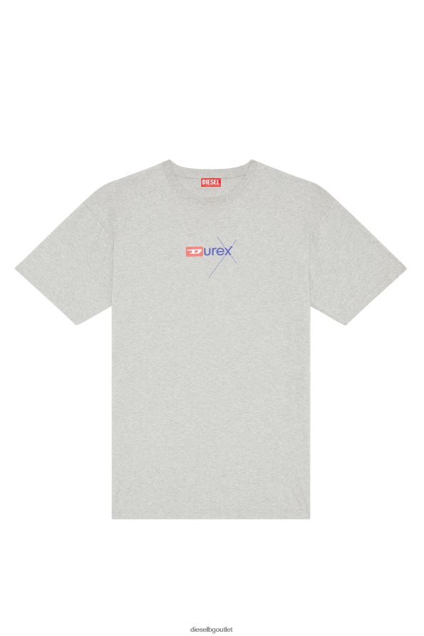 Diesel dx-t-nетикет мъже FTRH4D272 облекло сиво