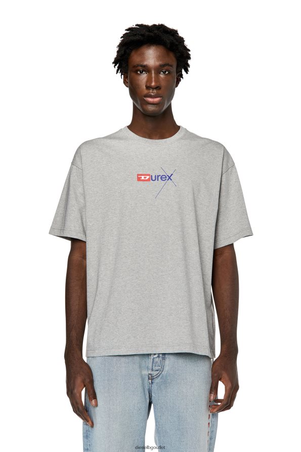 Diesel dx-t-nетикет мъже FTRH4D272 облекло сиво