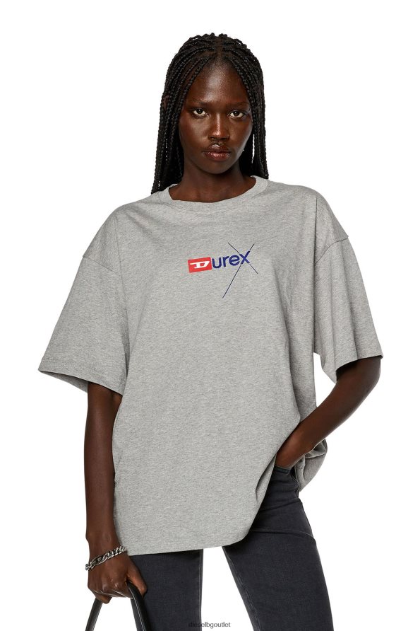 Diesel dx-t-nетикет мъже FTRH4D272 облекло сиво