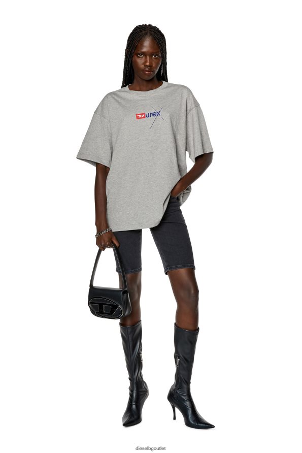 Diesel dx-t-nетикет мъже FTRH4D272 облекло сиво