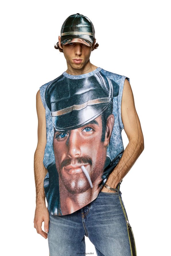 Diesel pr-t-bisco-longer мъже FTRH4D255 облекло лазурен