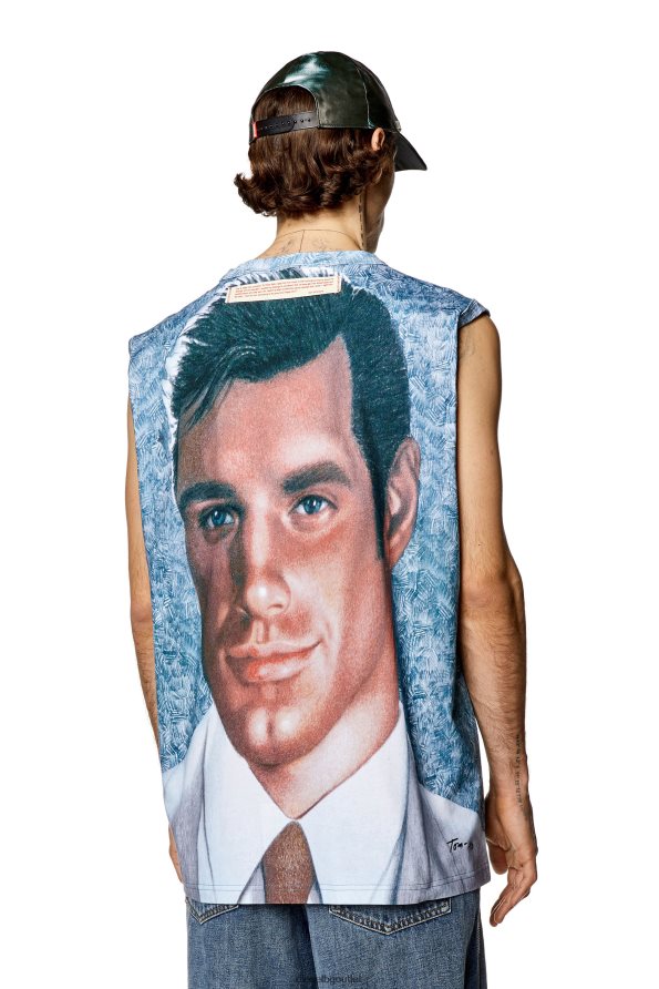 Diesel pr-t-bisco-longer мъже FTRH4D255 облекло лазурен