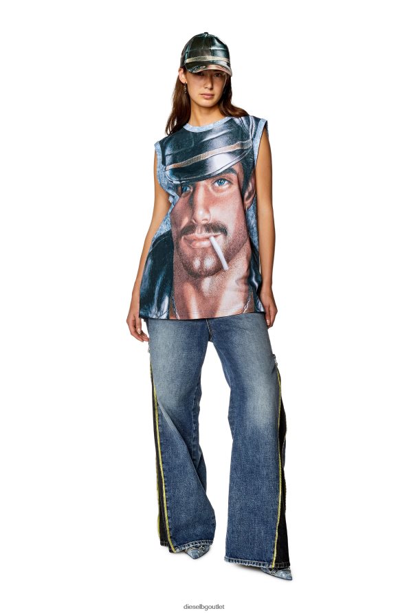 Diesel pr-t-bisco-longer мъже FTRH4D255 облекло лазурен