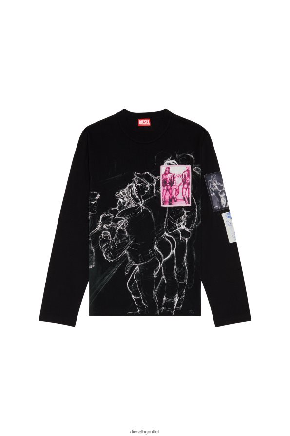 Diesel pr-t-crane-ls мъже FTRH4D252 облекло черен