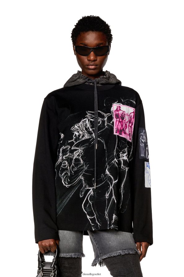 Diesel pr-t-crane-ls мъже FTRH4D252 облекло черен